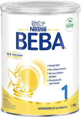 BEBA 1 lapte initial de la nastere, doar lactoza, fara ulei de palmier, pachet 3 (3 x 800 g) Mama si Copilul Naty Shop